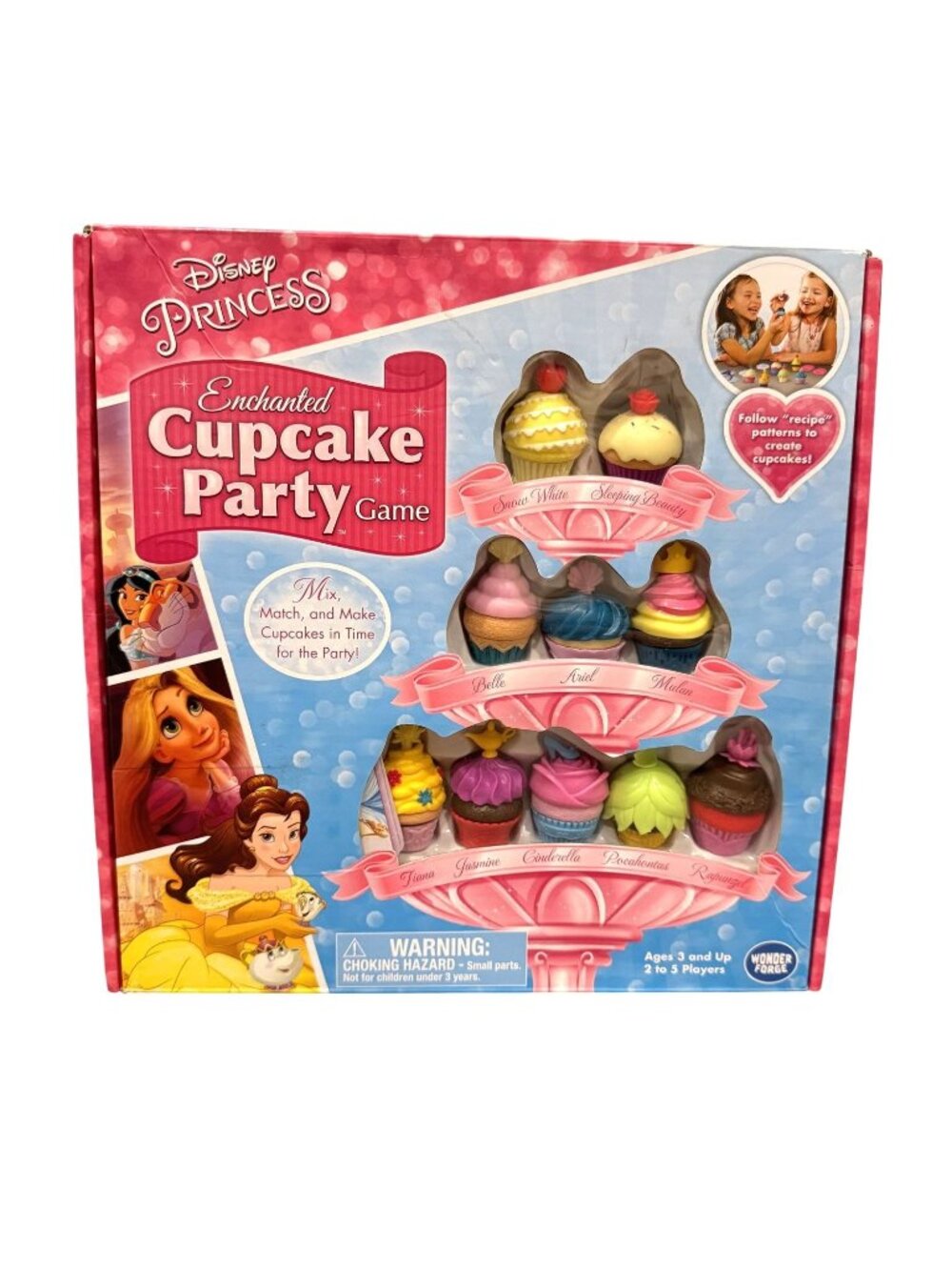 Disney Princess Enchanted Cupcake Party Game Complete Wonder Forge 2017